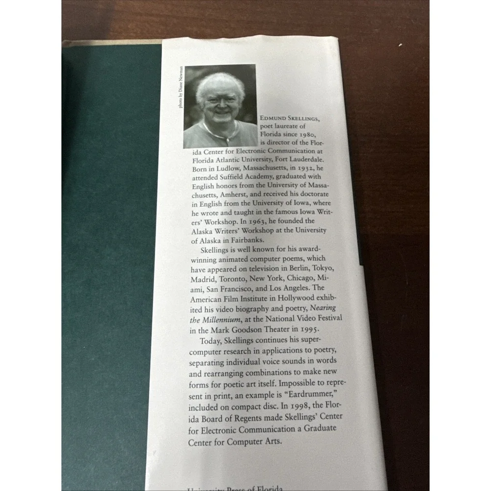 COLLECTED POEMS: 1958-1998 By Edmund Skellings - Hardcover - SIGNED -Audio‎ CD